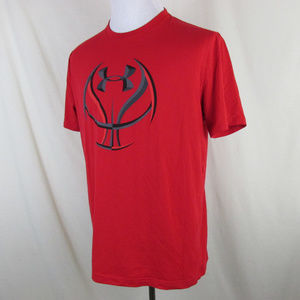 Under Armour Heat Gear Men's Red Basketball Tee